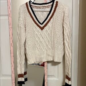 American Eagle Knitted V-Neck Sweater